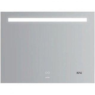 Зеркало с подсветкой Gappo G604-9 90 см с часами и подогревом